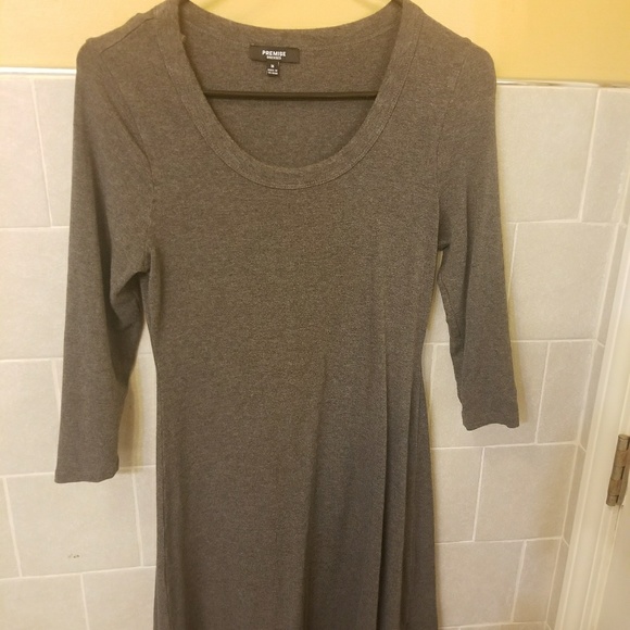 Heather gray dress - Picture 1 of 3